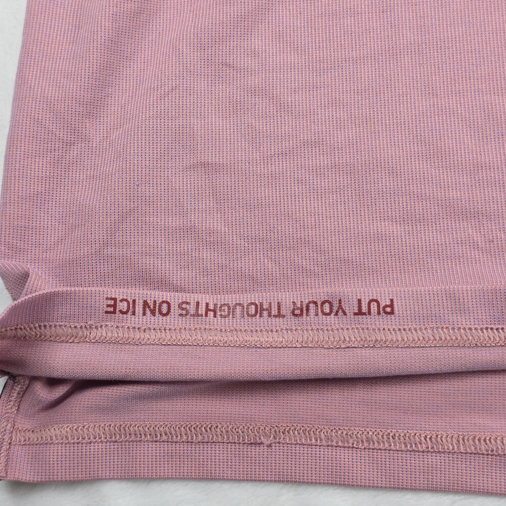 Rhone Delta Pique Polo Men's XXL Pink Short Sleeve Spread Collar Polyester - Picture 5 of 8
